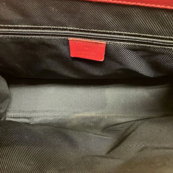 Gucci Jackie Brown Canvas Handbag (Pre-Owned) - Picture 4 of 8